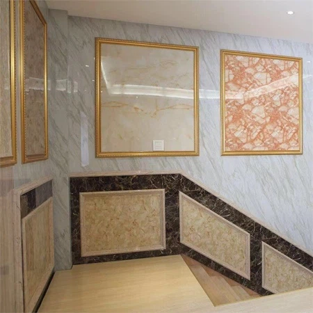 Luxury design PVC UV marble decoration board